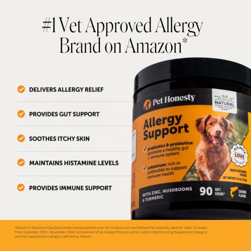 Dog Allergy Chews for Itch & Allergy Relief (90 Count)