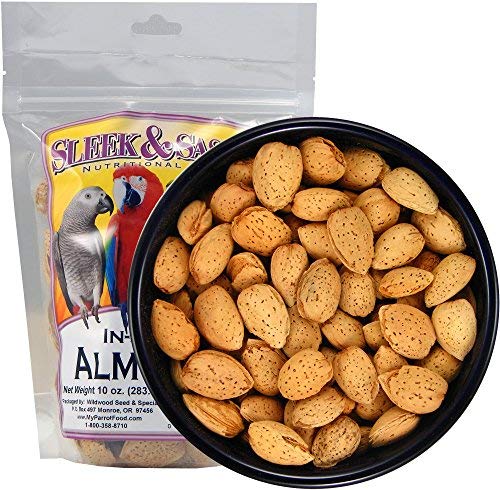 Whole Almonds Parrot Treat (10 Ounce (Pack of 1))