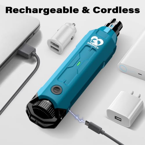 6 Speed Dog Nail Grinder (E-Bright Blue)