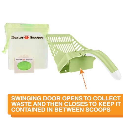 Neater Scooper Standard Cat Litter Scoop (Green / Standard - 60 Bags)
