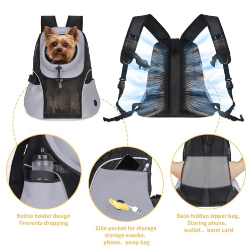 Pet Dog Carrier Backpack (Grey)