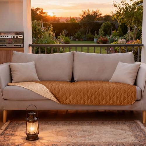 Waterproof Blanket (30x70 Inch (Pack of 1) / Dark Pumpkin/Light Pumpkin)