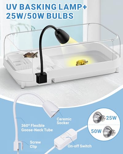 Large Turtle Tank Kit (L Kit-Black Lamp)