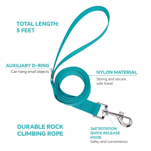 Cat Harness and Leash Set with AirTag Holder (Green (Holder for Airtag) / S)