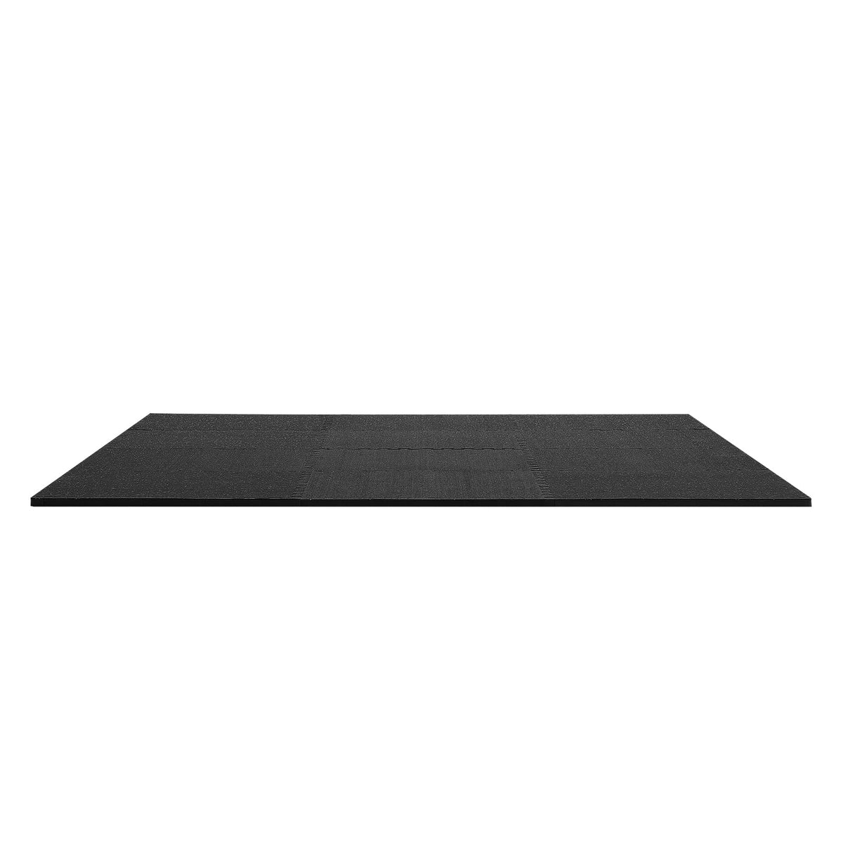 0.79Inch 48sq.ft 12 Tiles Gym Flooring for Home Gym (Black & Grey / 24"L x 24"W x 0.8"Th)