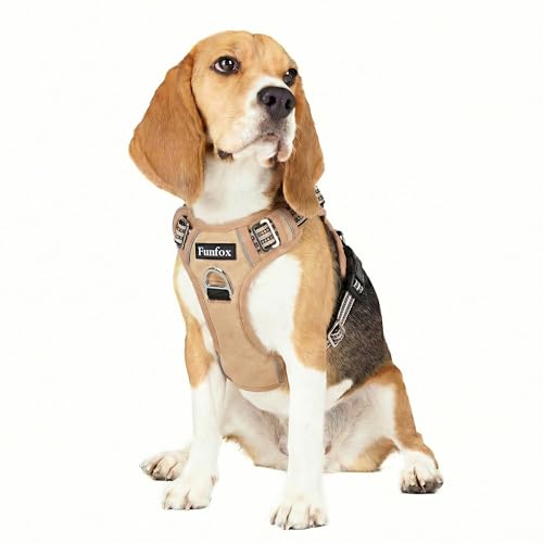 Dog Harness No Pull (Brown / Medium)