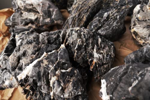 Dark Seiryu Stone 17lb Aquarium Rocks Stones for Fish Tank Decor (08 Dark Seiryu Stones(3-11inch,17lbs))