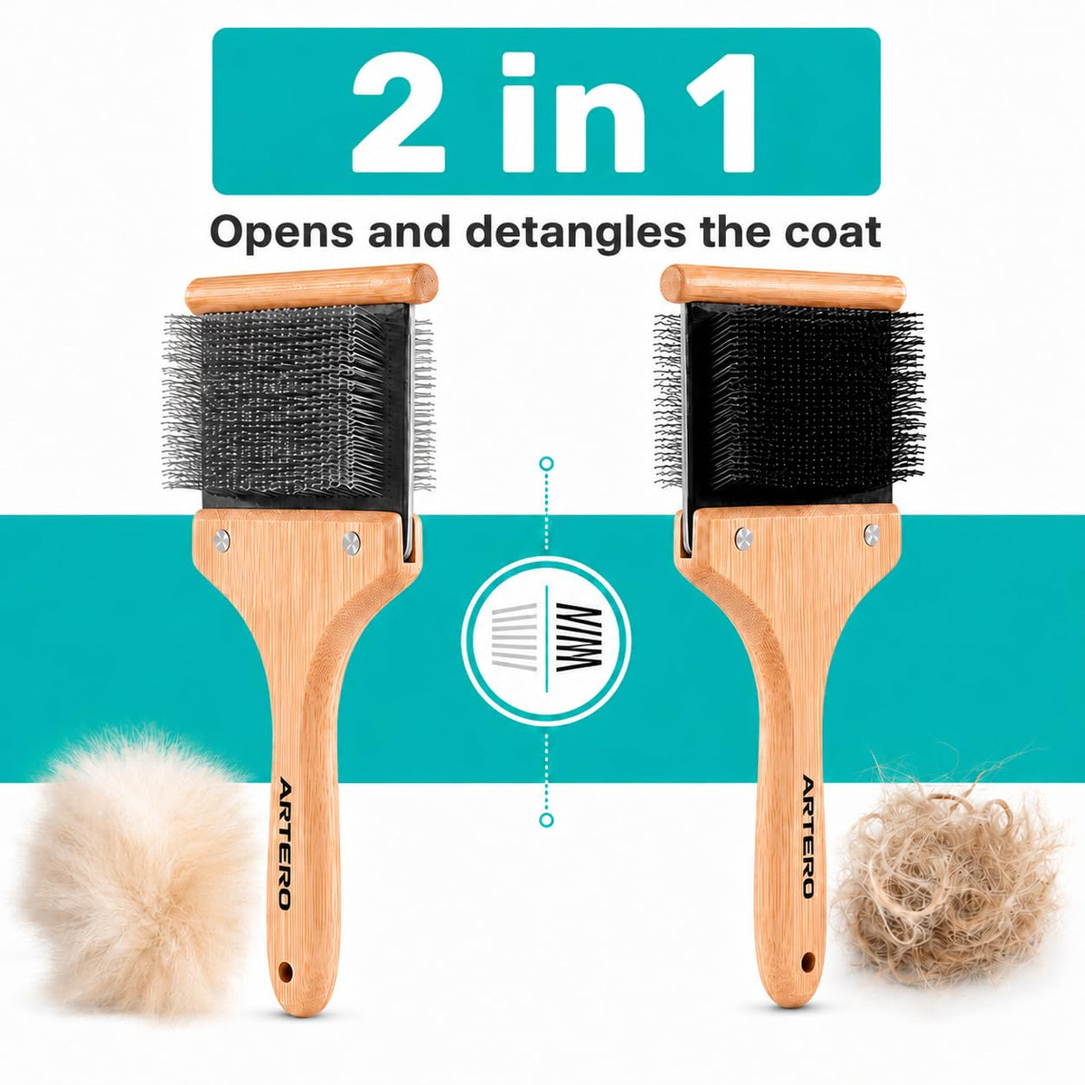 Double Flexible Brush (M - Nature Collection)
