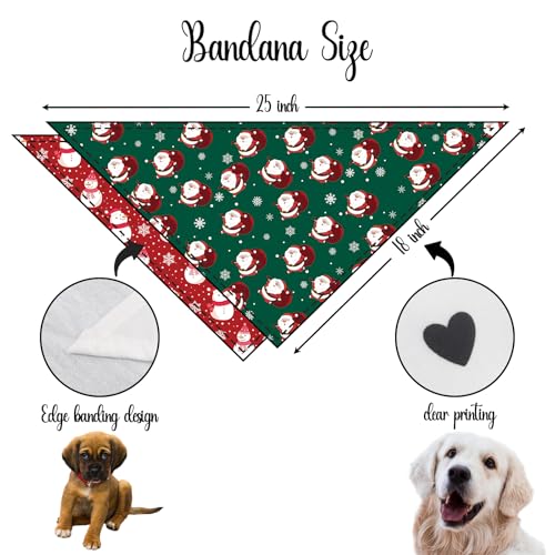 Christmas Dog Bandana 2 Pack (B)