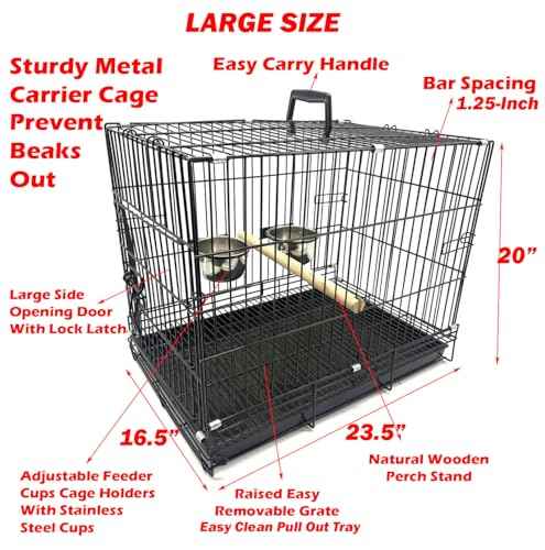 Large Collapsable Durable Metal Travel (Black)