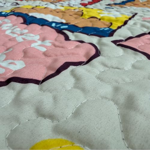 36"x36" Reusable Playpen Training Pad for Puppies (Pink Rabbit / 36"x36" (1 Pack))