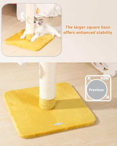 Tall Cat Scratching Post with Large Bed (28" with Scratching Post)