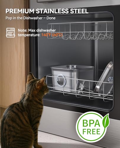 Cat Water Fountain Stainless Steel