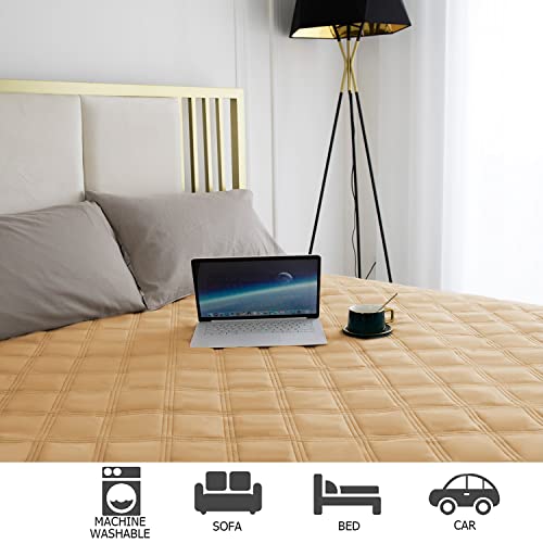 Waterproof Dog Bed Cover Pet Blanket with Anti (30x80 Inch (Pack of 1) / Sand)