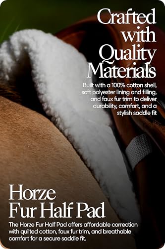 Fur Half Pad Durable (White / Pony)