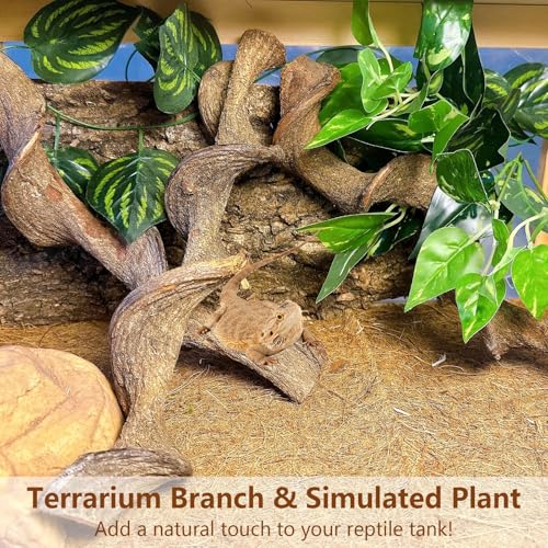 3PCS Natural Reptile Climbing Branches Decor (3PCS|L:1.75-2.25"T,13"H)