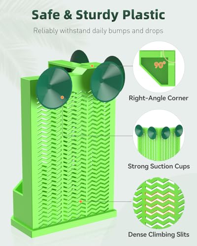 Reptile Feeder Bowl (Corner Mounted Feeding Dish / Large)