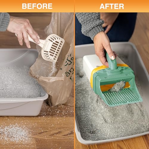 Neater Scooper XL Cat Litter Scoop (Green / XL - 15 Bags)