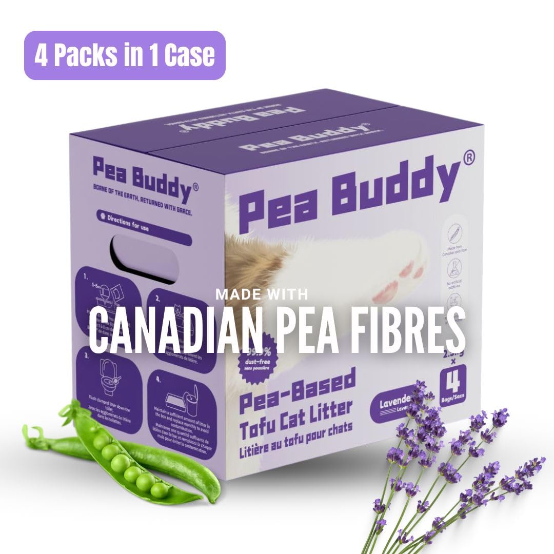 Pea Based Tofu Cat Litter (4 Bags)