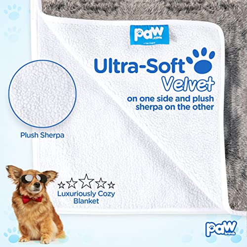 PupProtector Waterproof Throw Blanket (Dark Grey / Original (60" L x 50" W))