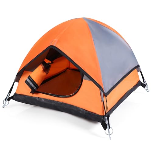 Cat Camping Tent (Orange / 21 x 21 x 14 Inches)