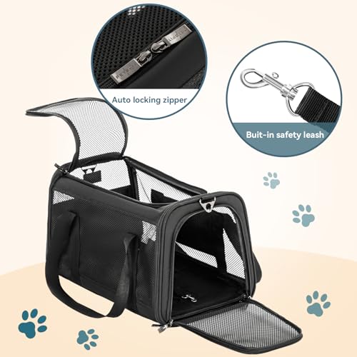 Soft Sided Cat Carrier (18.0"L x 11.0"W x 11.0"H / Z-Black)
