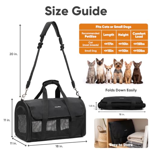 Cat Carrier Soft (black)