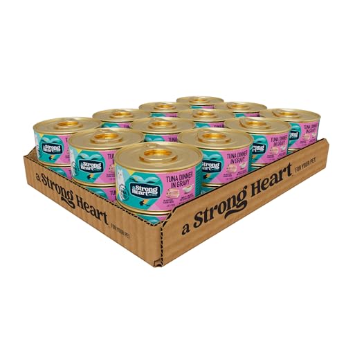 A Strong Heart Tuna Dinner in Gravy Cat Food (3 Ounce (Pack of 24))