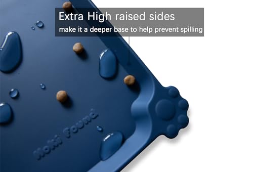 Silicone Pet Food Mats (19" x 12" / Indigo Ink)