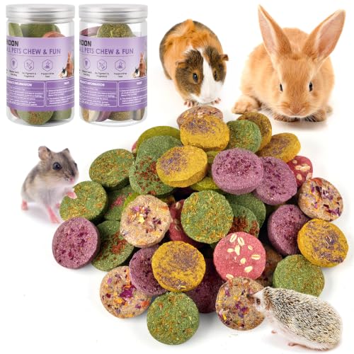 48Pcs Timothy Hay Cake Bunny Chew Toys (1.25 Pound (Pack of 1))