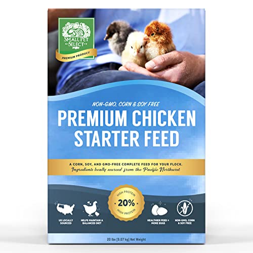 Chicken Starter Feed (20 Pound (Pack of 1) / Green)