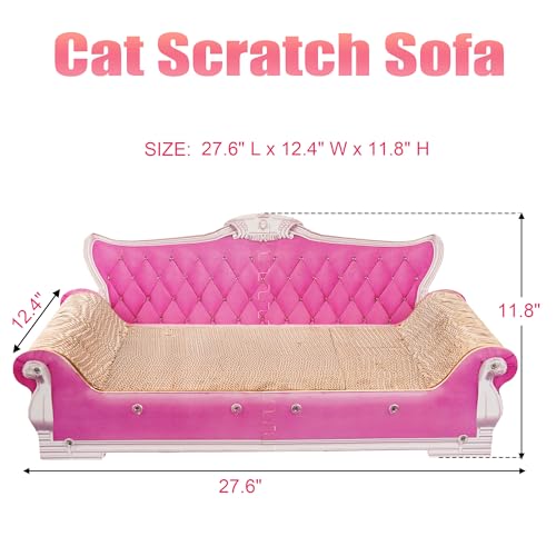 Scratching Sofa (Pink-Medium)