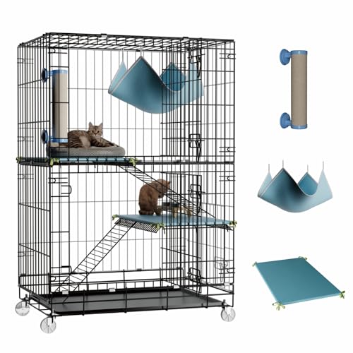 3 Tier Cat Cage Indoor (23.6"L x 16.5"W x 38.2"H)