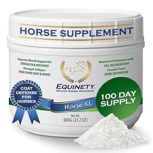 100 Day Supply Equinety Horse XL Powder Horse Supplement with Amino Acids (Horse XL)