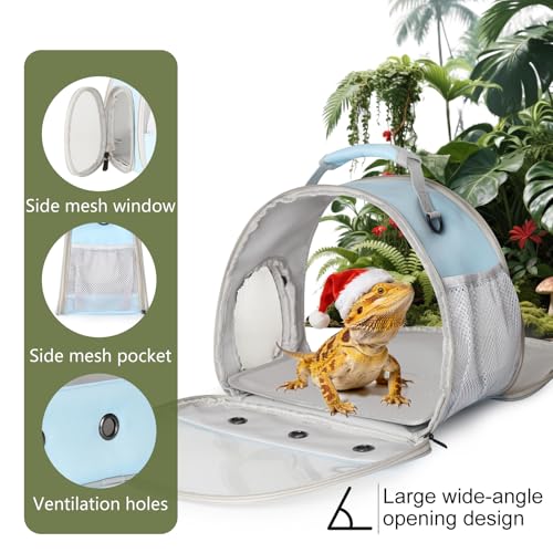 Bearded Dragon Travel Carrier (Blue)