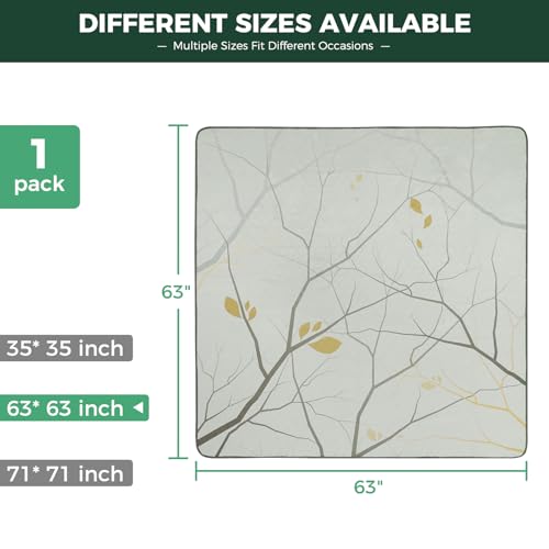 Washable Pee Pads for Dogs (Branch / 63" Square (1 Pack))