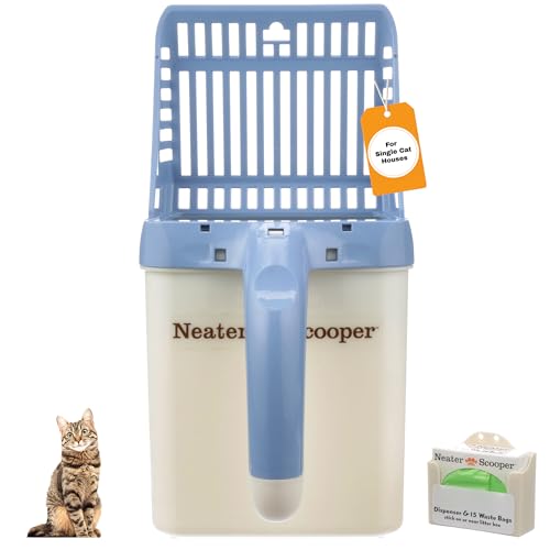 Neater Scooper Standard Cat Litter Scoop (Blue / Standard - 15 Bags)
