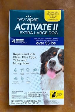 Activate II Flea and Tick Prevention for Extra Large Dogs 55+ lbs (X-Large)