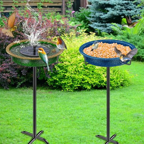 Bird Baths for Outside (Blue)