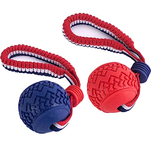 Dog Ball with Rope Toy