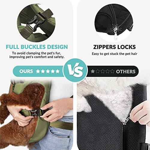 Dog Backpack Carrier (Green)