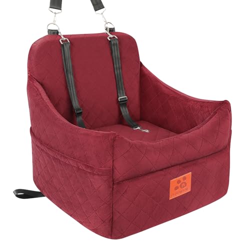 Dog Car Seat for Small (Red)