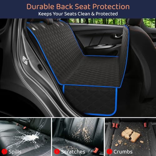 Dog Car Seat Cover for Back Seat (Blue / XL (64"x60"))