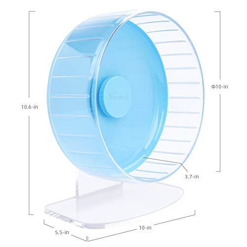 Super Silent Hamster Exercise Wheels (Medium / Light Blue)