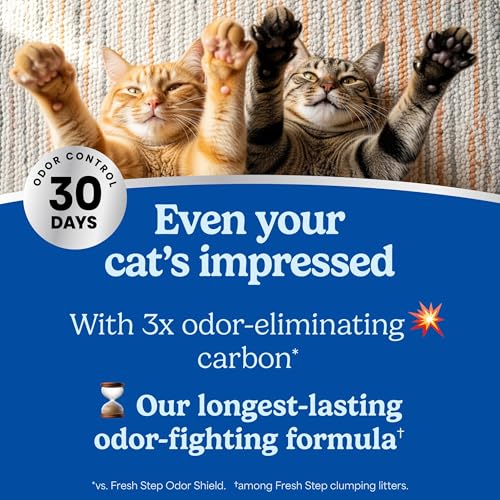 Advanced Heavy Duty Multi Cat Clumping Cat Litter (17.5 lb (Pack of 1))