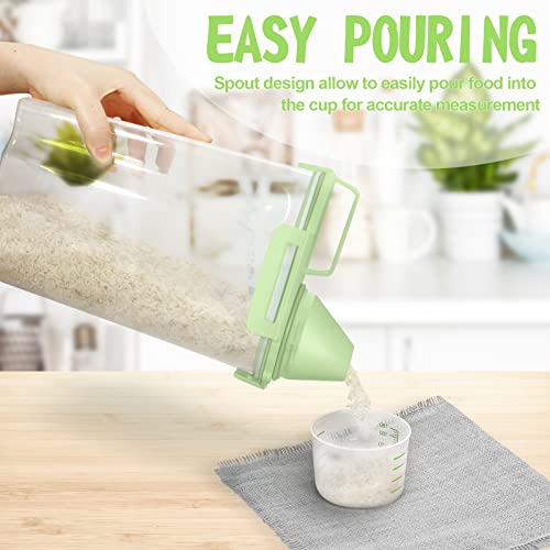 Small Rice Storage Container (3Qt-Green)