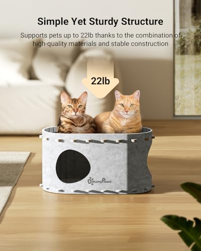 Cat House for Indoor Cats (Marble / Single)