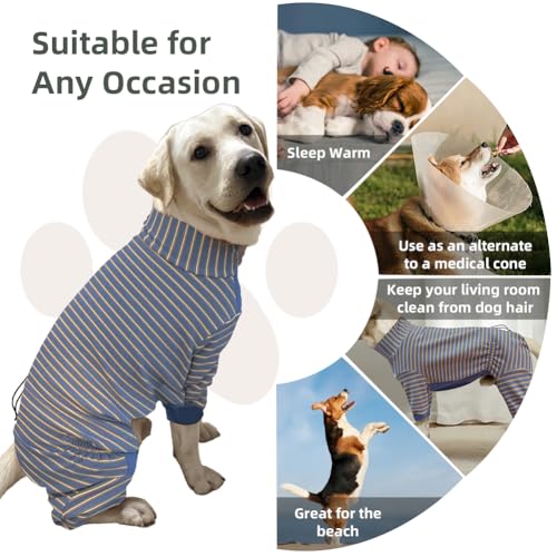 Dog Pyjamas PJS Sweater Clothes and Home Clothing Suitable for Large to Giant Breeds of Dogs