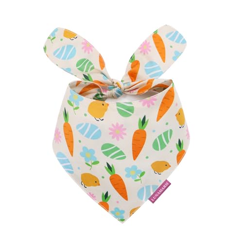 Luxury Pet Birthday Bandanas (Easter Garden / X-Small)