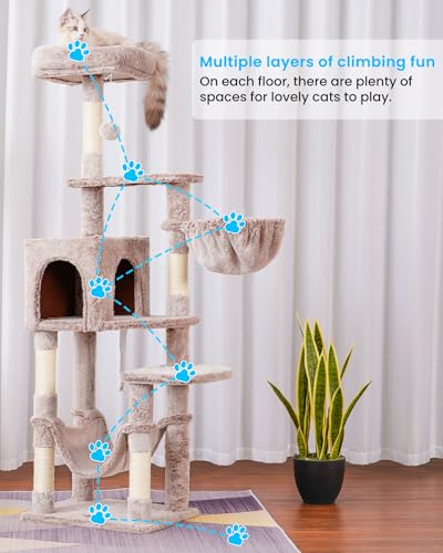 Cat Tree Multi (Muchroom / 60.6 Inches)
